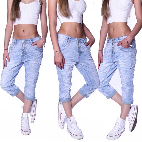 Damen boyfriend jeans capri - boyfriend,