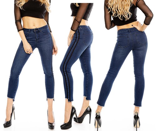 Damen jeans skinny capri - damen,